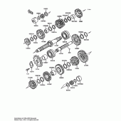 Схема вузла: Трансмісія для Kawasaki ZX600 Ninja 600R
