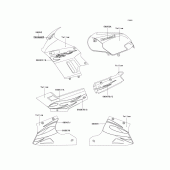 Схема вузла: Decals(yellow)(f6f) для Kawasaki EX250 Ninja 250