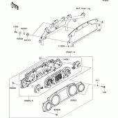 Схема вузла: Meter(s)(abf/acf) для Kawasaki VN1700 Vulcan 1700 Voyager