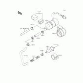 Схема вузла: Fuel pump для Kawasaki ZX600 Ninja ZX-6