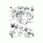 Схема узла: Облицовочные элементы для Kawasaki ZX1000 Ninja H2