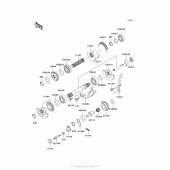 Схема узла: Balancer для Kawasaki KL650 KLR650