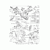 Схема узла: Электрооборудование для Kawasaki VN1700 VN1700 Voyager ABS