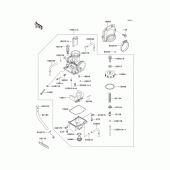 Схема узла: Карбюратор(1/3) для Kawasaki KX125