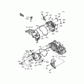 Схема вузла: Engine Cover(s) для Kawasaki ER300 Z300 ABS
