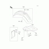 Схема узла: Крыло для Kawasaki KX100