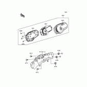 Схема вузла: Meter(s) для Kawasaki ZX636 Ninja ZX-6R