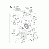 Схема вузла: Drive shaft/final gear(1/2) для Kawasaki ZG1000 Concours