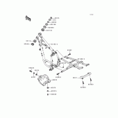 Схема узла: Рама для Kawasaki KL250 KLR250