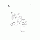 Схема вузла: Headlight(s) для Kawasaki KL650 KLR650