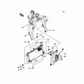 Схема узла: Радиатор для Kawasaki ER650 Z650 ABS