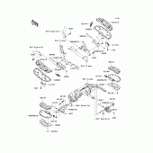 Схема вузла: Підніжки для Kawasaki VN1600 Vulcan 1600 Nomad