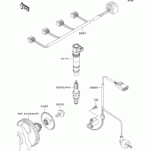 Схема вузла: Ignition system для Kawasaki ZR750 Z750