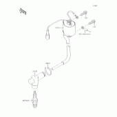 Схема вузла: Система запалювання для Kawasaki KX85 KX85-II