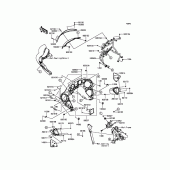 Схема вузла: Cowling(Inner) для Kawasaki VN1700 Vulcan 1700 Vaquero ABS