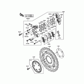 Схема вузла: Переднє гальмо для Kawasaki ZR800 Z800 ABS
