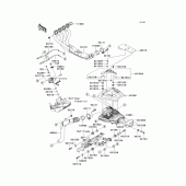 Схема вузла: Вихлопна система для Kawasaki ZX636 Ninja ZX-6R