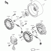 Схема вузла: Генератор для Kawasaki VN1500 VN1500 Classic