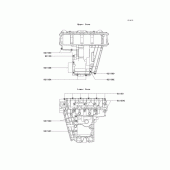 Схема вузла: Болти картера двигуна для Kawasaki ZX900 Ninja ZX-9R