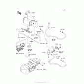 Схема вузла: Fuel Evaporative System (Ca) для Kawasaki ZG1400 Concours 14