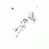 Схема вузла: Stand(s) для Kawasaki ZX1400 ZZR1400 ABS