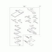 Схема узла: Инструмент для Kawasaki ZX600 Ninja ZX-6