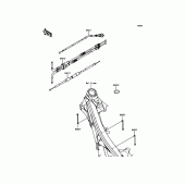 Схема узла: Тросики для Kawasaki KLX450 KLX450R