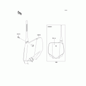 Схема вузла: Аксесуари для Kawasaki KX85 KX85-II