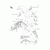 Схема вузла: Крило для Kawasaki VN1700 Vulcan 1700 Nomad