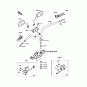 Схема узла: Руль для Kawasaki ZR1200 ZRX1200 DAEG