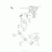 Схема вузла: Педаль гальма/torque Link для Kawasaki ZX1000 Ninja 1000