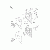 Схема узла: Водяной насос для Kawasaki EX500 EX500
