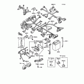 Схема вузла: Електроустаткування для Kawasaki ZG1000 1000GTR