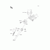 Схема узла: Stand(s) для Kawasaki ZX600 Ninja ZX-6R