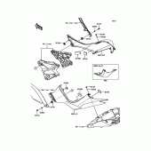 Схема вузла: Side Covers для Kawasaki ZR1000 Z1000 ABS