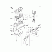 Схема вузла: Meter(s) для Kawasaki VN1500 Vulcan 1500 Mean Streak