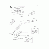 Схема вузла: Кермо & Пульт управління кермовим для Kawasaki VN900 Vulcan 900 Custom