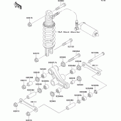 Схема вузла: Підвіска для Kawasaki ZX600 Ninja ZX-6R