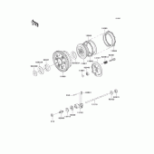 Схема вузла: Зчеплення для Kawasaki KZ1000 Police