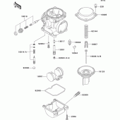 Схема узла: Комплектующие карбюратора для Kawasaki ZR1100 Zephyr 1100RS