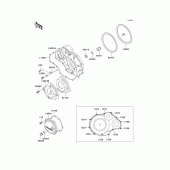 Схема вузла: Engine cover(s) для Kawasaki ZG1000 1000GTR
