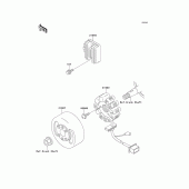 Схема вузла: Генератор для Kawasaki KMX125