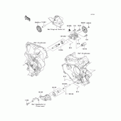 Схема вузла: Масляний насос для Kawasaki KX450 KX450F