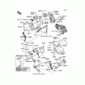 Схема узла: Cowling(Center) для Kawasaki ZG1400 1400GTR ABS