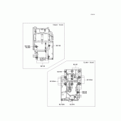 Схема узла: Болты картера двигателя для Kawasaki EX300 Ninja 300