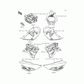 Схема вузла: Decals(kl650-c1)(red) для Kawasaki KL650 KLR650