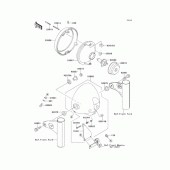 Схема узла: Фара для Kawasaki EJ650 W650