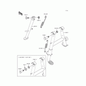 Схема вузла: Stand(s) для Kawasaki ZR750 ZR-7