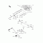 Схема вузла: Перемикач передач для Kawasaki VN1700 Vulcan 1700 Classic