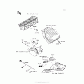 Схема вузла: Fuel Injection для Kawasaki ZX1000 Ninja 1000 ABS